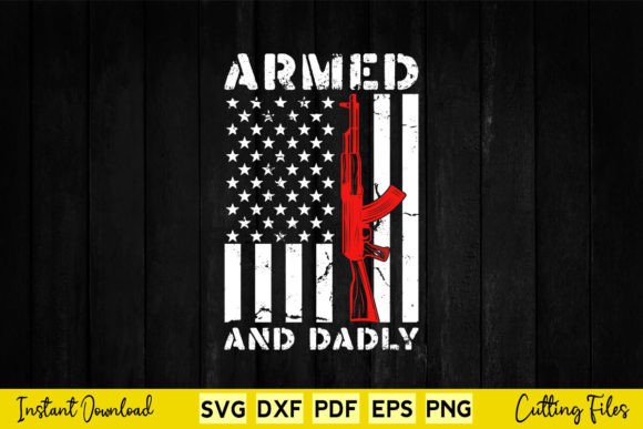 American Flag Armed Dadly Svg Review