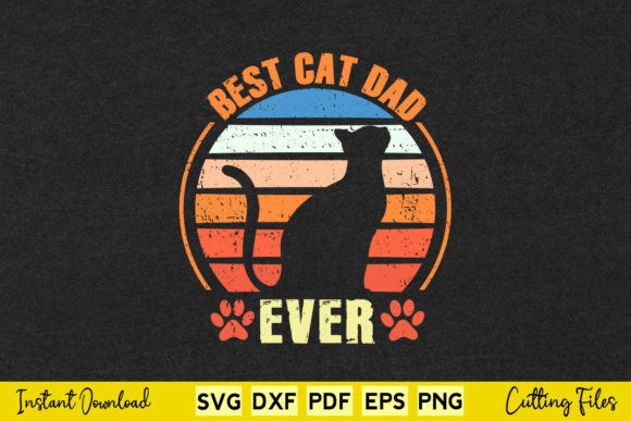 Best Cat Dad Ever Funny Cat Lover Svg Graphics and Crafts Review