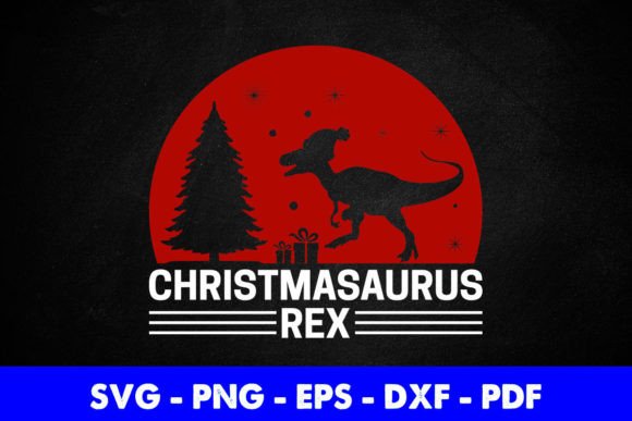 Christmasaurus Svg T Shirt Design Graphics and Crafts