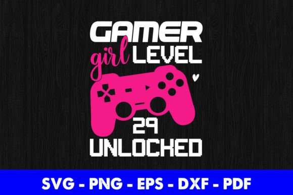 Gamer Girl Level 29 Unlocked Video Game Embroidery Review