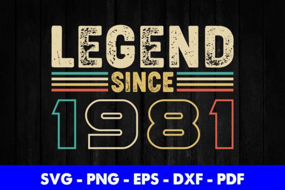 Legend Since 1981 Birthday T-Shirt Graphics and Crafts Review