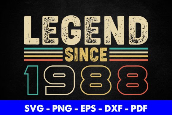 Legend Since 1988 Birthday T-Shirt Graphics and Crafts Review