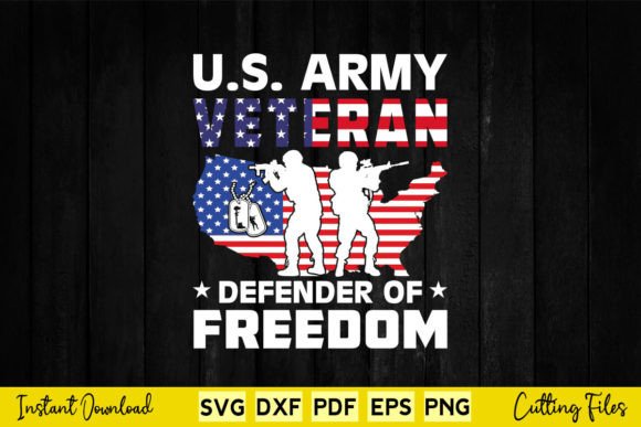 US Army Veteran Defender of Freedom Graphics and Crafts Review