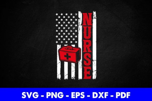USA Flag Funny Nurse Nursing Gifts Graphics and Crafts